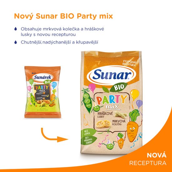 Sunar BIO Křupky Party mix 45g