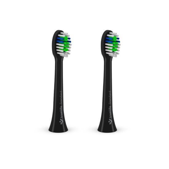 TrueLife SonicBrush Compact-series heads Standard black 2 pack