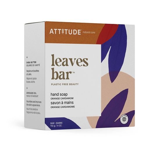 ATTITUDE Leaves bar Tuhé mýdlo na ruce 113 g