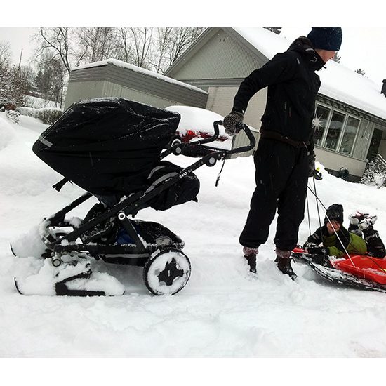 SNOWALK lyže ke kočárku