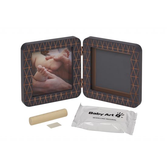 Baby Art My Baby Touch Wood Copper Edition Dark Grey