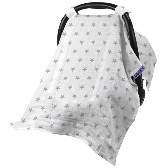 Dooky clona Car Seat Canopy Silver Stars