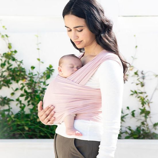 Ergobaby ŠÁTEK/Aura Wrap - Blush Pink