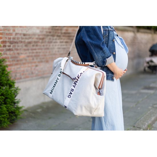 Childhome Přebalovací taška Mommy Bag Canvas Off White