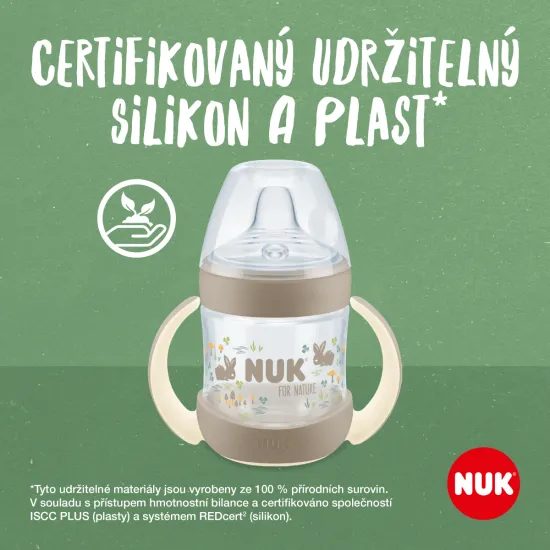 NUK Láhev na učení For Nature TC 150ml