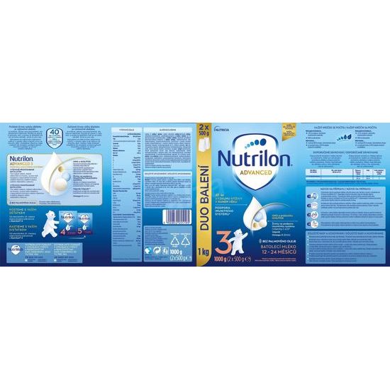 Nutrilon 3 Batolecí mléko Advanced 1kg