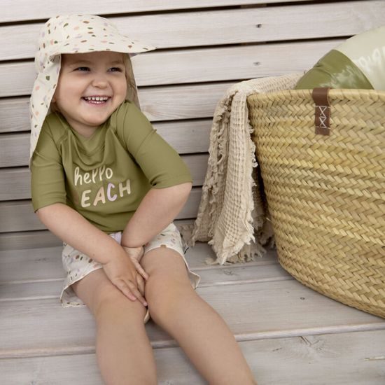 Lässig Splash Sun Protection Flap Hat milky 19-36m