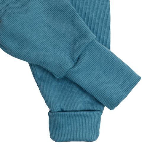 ESITO Rostoucí žebrované kalhoty s laclem Denim blue - modrá / 56 - 62