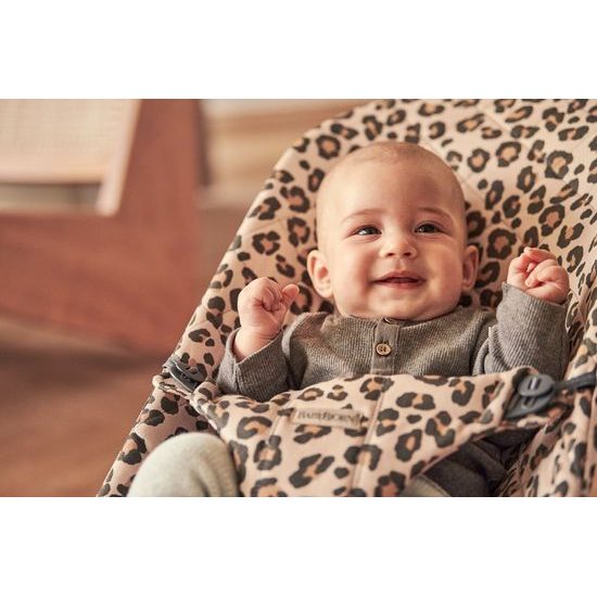 BABYBJÖRN Lehátko Bouncer Bliss Leopard print cotton