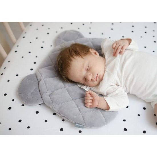 Sleepee Polštář Royal Baby Teddy Bear Pillow šedá