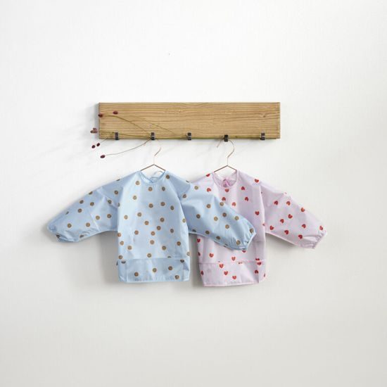 Lässig Long sleeve Bibs Happy Rascals Smile sky blue