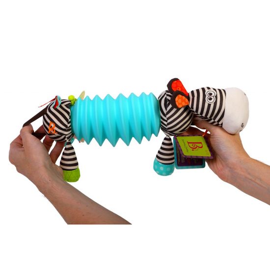 B-Toys Tahací harmonika zebra Squeezy Zeeby