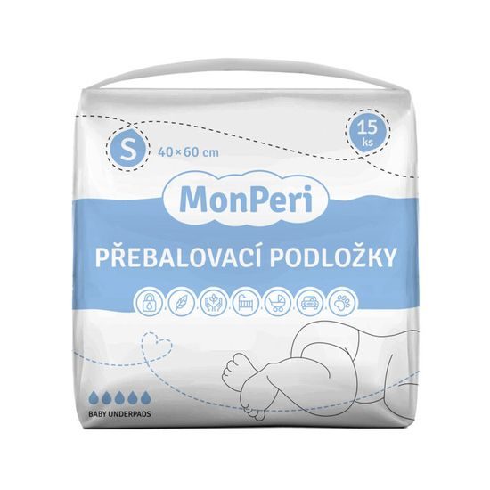 MonPeri podložky SuperDry S - 15ks