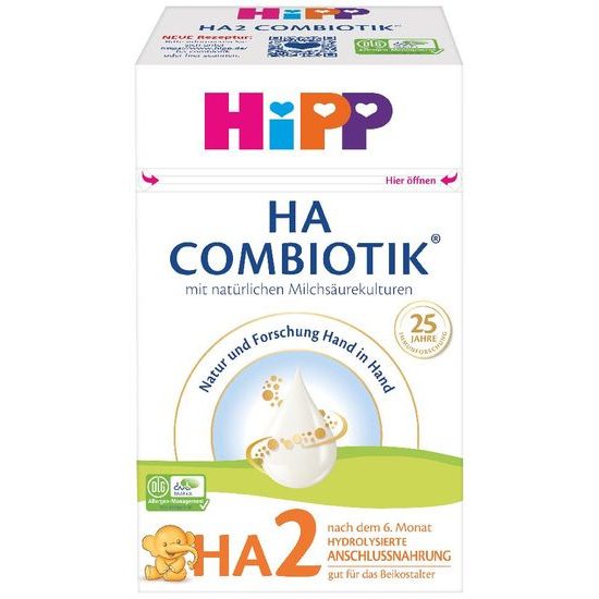 HiPP 4x Pokračovací kojenecká výživa HiPP HA 2 Combiotik 600g