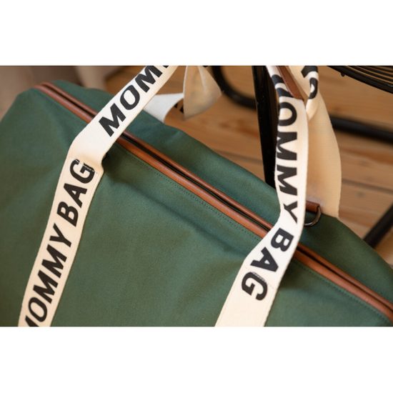 Childhome Přebalovací taška Mommy Bag Canvas Green