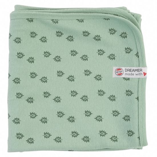 LODGER Dreamer Newborn Rib Silt Green 100 x 100 cm