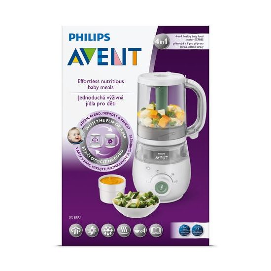 Philips AVENT Parní hrnec s mixérem 4v1