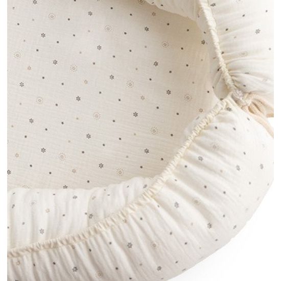 Babymatex Hnízdečko PRESTIGE MUSLIN DESIGN 80x55 cm - 01