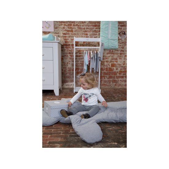 Childhome Hrací deka medvěd Teddy Jersey Grey 150cm