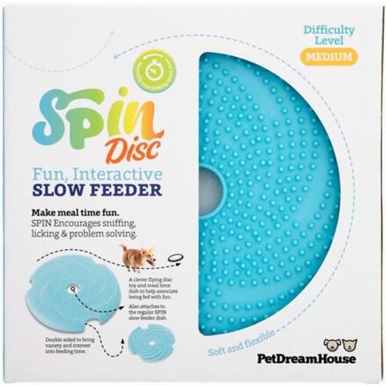 PetDreamHouse PetDreamHouse multifunkční talíř Spin Disc – modrá