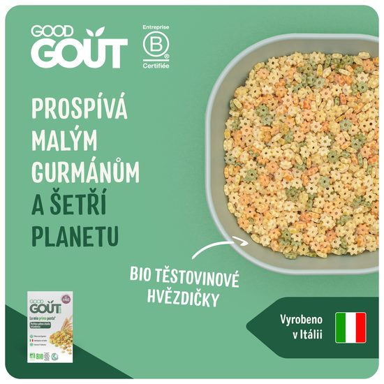 Good Gout BIO Italské těstovinové hvězdičky (250 g)