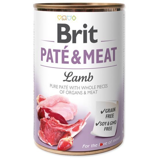 Brit Paté & Meat Jehněčí 400 g