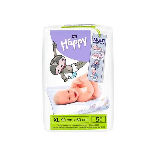 Bella Baby HAPPY Dětské hygienické podložky 90x60cm 5ks