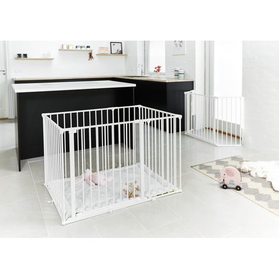 BabyDan Dětská ohrádka Babydan Square playpen bílá+matrace