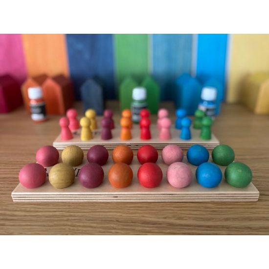 BaaVi Montessori dřevěné kuličky