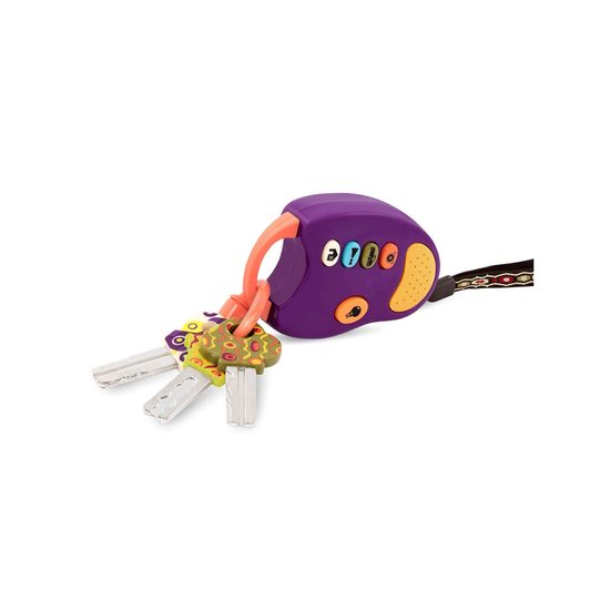 B-Toys Klíčky k autu FunKeys fialové