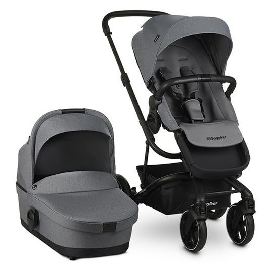 Easywalker SET Harvey3 Fossil Grey s příslušenstvím