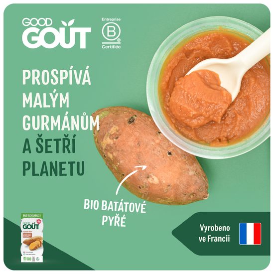 Good Gout BIO Batátové pyré (2x120 g)