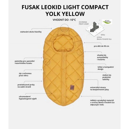 LEOKID Fusak Light Compact Yolk Yellow