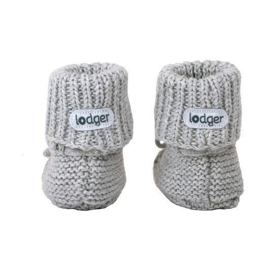 LODGER Slipper Knit Steel 0 - 6 měsíců