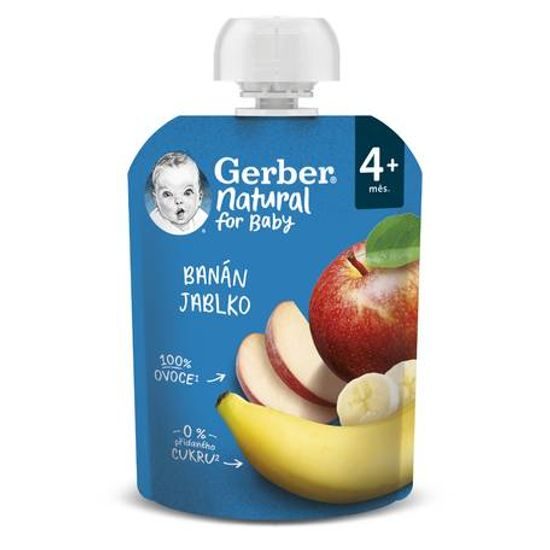 Gerber Natural Kapsička banán/jablko 90g