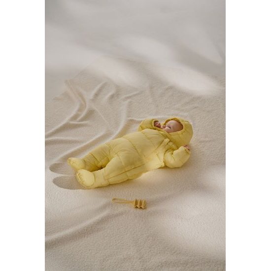 LEOKID Baby Overall Eddy Elfin Yellow vel. 0 – 3 měsíce (vel. 56)