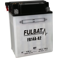 Konvenční motocyklová baterie FULBAT FB14A-A2 (YB14A-A2) Včetně balení kyseliny