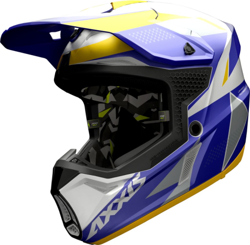 AZMOTO - Motokrosová helma AXXIS WOLF bandit c3 matná žltá L - AXXIS - WOLF  BANDIT - Helmets AXXIS - WOLF Off-road, OFF road MX prilby AXXIS, AXXIS,  Prilby a príslušenstvo