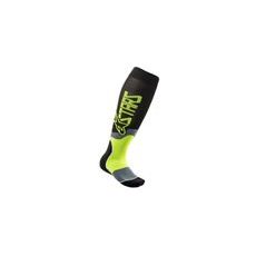 ponožky MX PLUS-2 2022, ALPINESTARS (černá/yellow fluo)