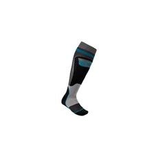 ponožky MX PLUS-1 2022, ALPINESTARS (černá/tyrkysová)
