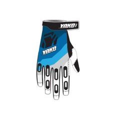 Motokrosové rukavice YOKO TWO čierno/bielo/modré M (8)