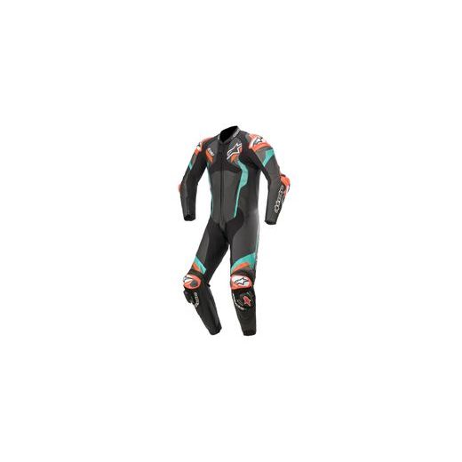JEDNODIELNA KOMBINÉZA ATEM 4 2022, ALPINESTARS (ČERNÁ/MODRÁ/ČERVENÁ FLUO)