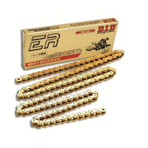 MOTOKROSOVÁ REŤAZ - MADE IN JAPAN D.I.D CHAIN 520ER-T3 SDH 116 L ZLATÁ/ZLATÁ