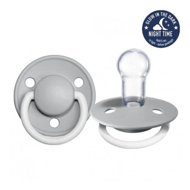 BIBS De Lux Night Dudlík silikon kulatý OneSize CLOUD ProMrňousky.cz