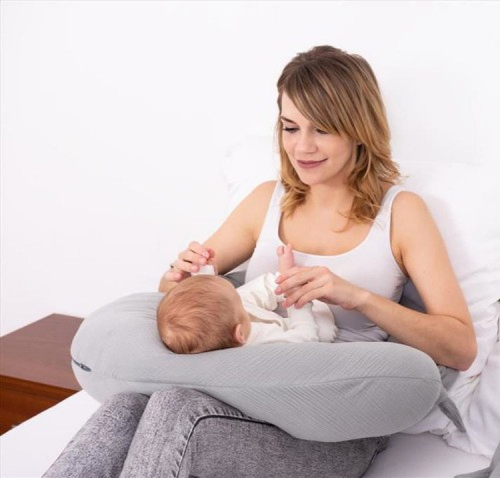 BabyMatex Kojící polštář Moon mušelín (č.06) HOŘČICE