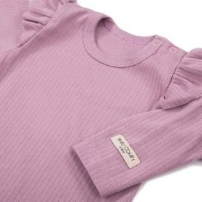 Eevi Body dlouhý rukáv Mellow RŮŽOVÉ