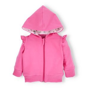 NINI Mikina s kapucí Zebra RŮŽOVÁ