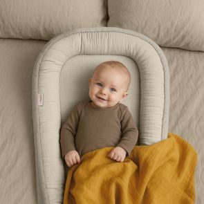 Albero Mio Bambusová osuška s kapucí (CP1) RETRO FLOWERS