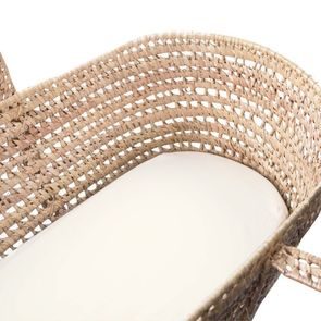 Eevi Prostěradlo do kočárku/koše Jersey 70x35cm KRÉMOVÁ