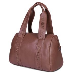 Childhome Přebalovací taška Mommy Club Signature Vegan Leather Dark Brown